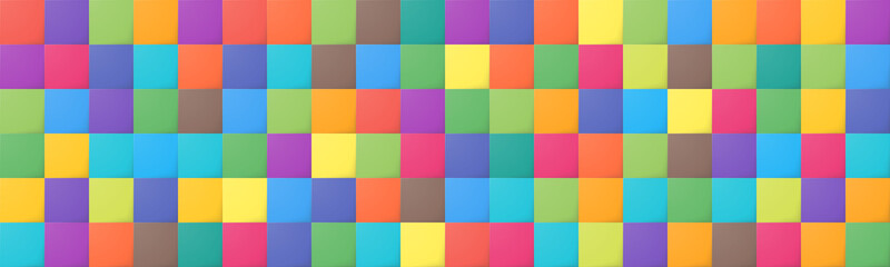 Sqares Distributed Pattern Computational background illustration