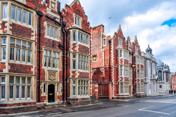 Streets and architecture of Eton town, UK