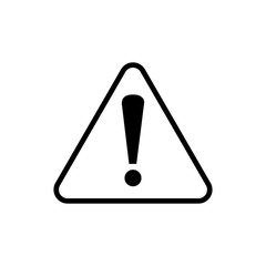 warning signage icon design trendy