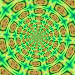 Colorful digital graphic kaleidoscope symmetry mandala style in laser light trial pattern, Tie Dye , spiderweb art abstract background for art projects, banner, business,   card, 3D, template