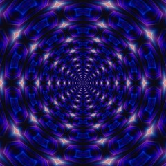 Colorful digital graphic kaleidoscope symmetry mandala style in laser light trial pattern, Tie Dye , spiderweb art abstract background for art projects, banner, business,   card, 3D, template
