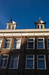 Building facade in Amsterdam
