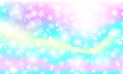 Falling snow background. Vector illustration