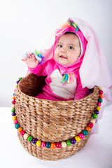 baby dressed as a pony 