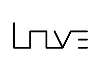 Love word lettering isolated on white background. Font type,vector logo.