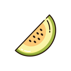 Isolated watermelon icon fill vector design