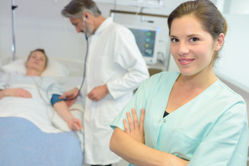 portrait of a health professional nurse