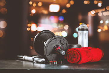 Gym interior and free space for your decoration 