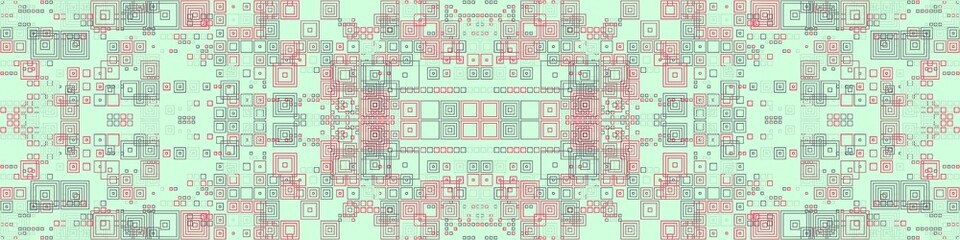 Abstract Symbols Random Distributed Pattern Computational Generative Art background illustration