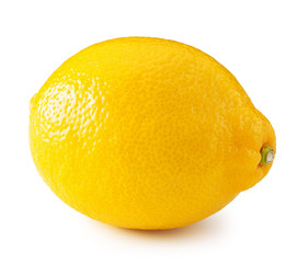 Lemon isolated on white