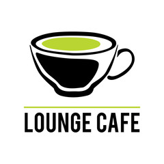 Vector logo lounge cafe, leisure and entertainment
