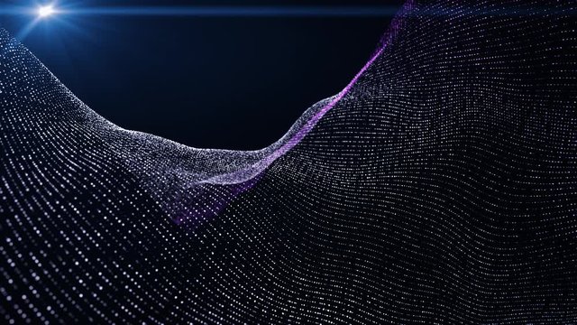 Abstract Particle Background
