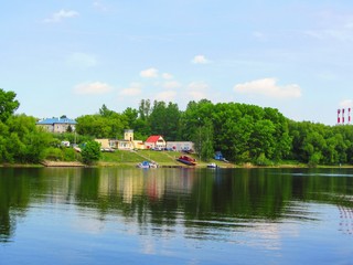Fototapeta na wymiar Tver town view, Russia
