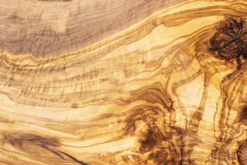 Beautiful olive wood texture background, top view