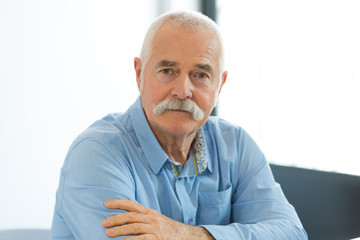 Obraz premium portrait of happy senior man