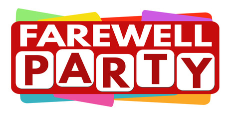 Farewell party banner design