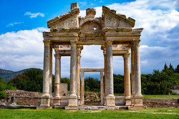Afrodisias Ancient city. (Aphrodisias). The common name of many ancient cities dedicated to the goddess Aphrodite. The most famous of cities called Aphrodisias. Karacasu - Aydın, TURKEY