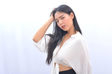 Naklejka premium jueun trasparent shirt 12