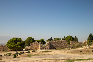 The ancient city of Hierapolis and the sources of Pamukkale