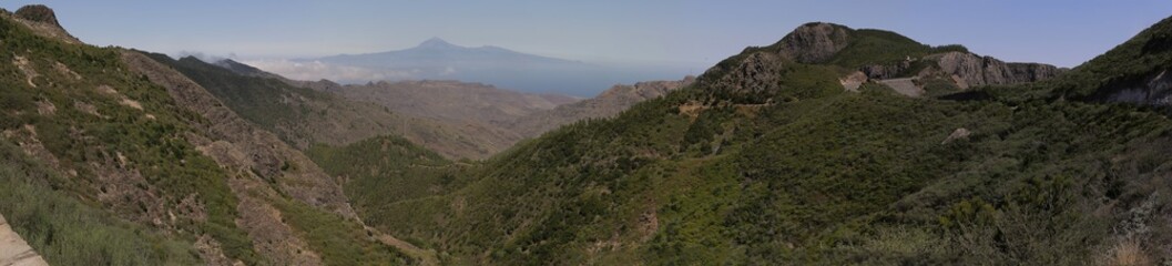 Teide desde el Mirador del Roque de Agando, La Gomera, Santa Cruz de Tenerife, Islas Canarias, Espa&ntilde;a