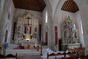 Iglesia de San Juan Bautista, Vallehermoso, La Gomera, Santa Cruz de Tenerife, Islas Canarias,...