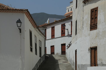 Fototapeta na wymiar Vallehermoso, La Gomera, Santa Cruz de Tenerife, Islas Canarias, España