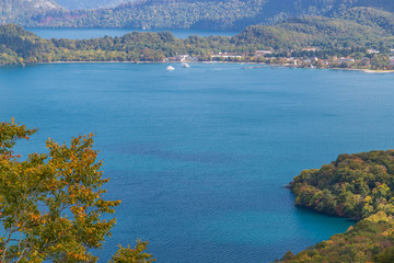 Fototapeta premium Towada Hachimantai National Park in early autumn