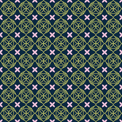 Square ornament pattern vector design