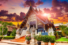 Beautiful temple in Thailand.Buddhist temple in Bangkok0, Thailand. Wat Arun Temple at sunset in bangkok Thailand.
