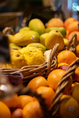 fresh fruit at market