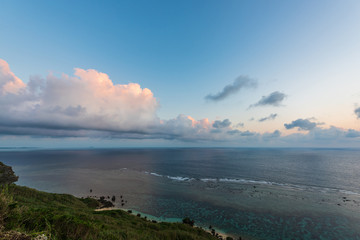 宮古島の海　Beautiful beach in Miyakojima Island, Okinawa.