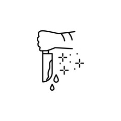 Cloud, arrows, book icon. Simple line, outline vector of horror icons for ui and ux, website or mobile application