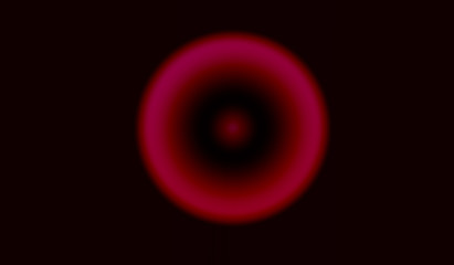 light pink circle neon color in black background