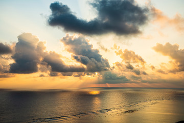 早朝の宮古島　The sky at daybreak in Miyakojima Island, Okinawa.