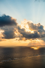 早朝の宮古島　The sky at daybreak in Miyakojima Island, Okinawa.