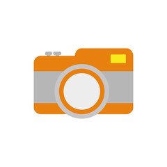 Isolated camera icon flat vector design
