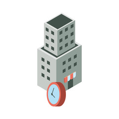 Isolated building icon isometric vector design