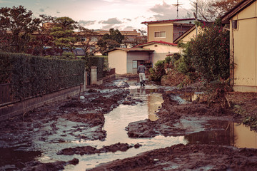 台風19号　丸森町