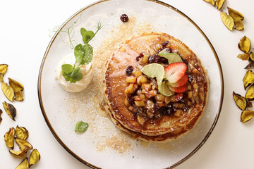 desayuno hot cakes