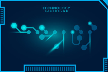 Abstract futuristic digital technology background. Circuit board design background. Vector illustration eps 10.