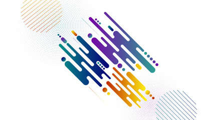 Flat style geometric abstract colorful background. Use for modern design, cover, template, decorated, brochure