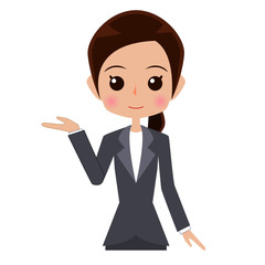 funny cartoon manager suitable for use in dialogs with other characters