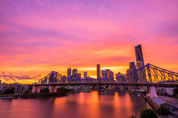 Brisbane Story Bridge Sunset