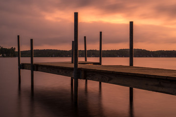 Fototapeta premium Dock sunset