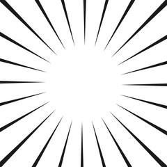 Obraz premium White and black ray burst style background