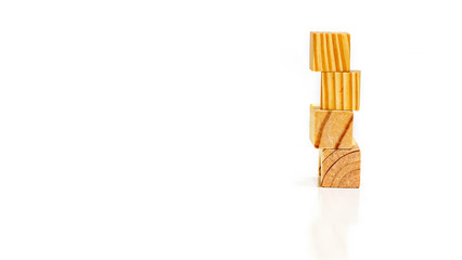 close up multi-colored wooden blocks