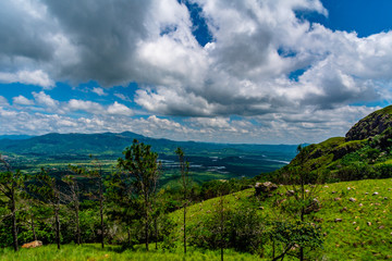 Landscape Green Blue Sky Chame