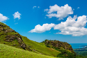 Landscape Green Blue Sky Chame