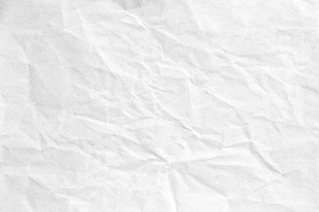 Fototapeta na wymiar Crumpled white grey paper background texture