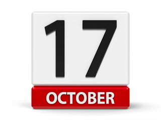 Cubes calendar 17th October
